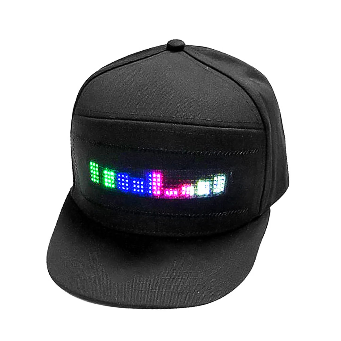 LED  LED  Programmable Bluetooth APP Control Editable Colorful LED Hat for Outdoor Concert Carnival LED Smart  LED Hat